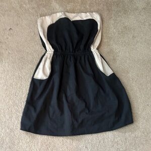 Stylish Black and Cream Kids Dress